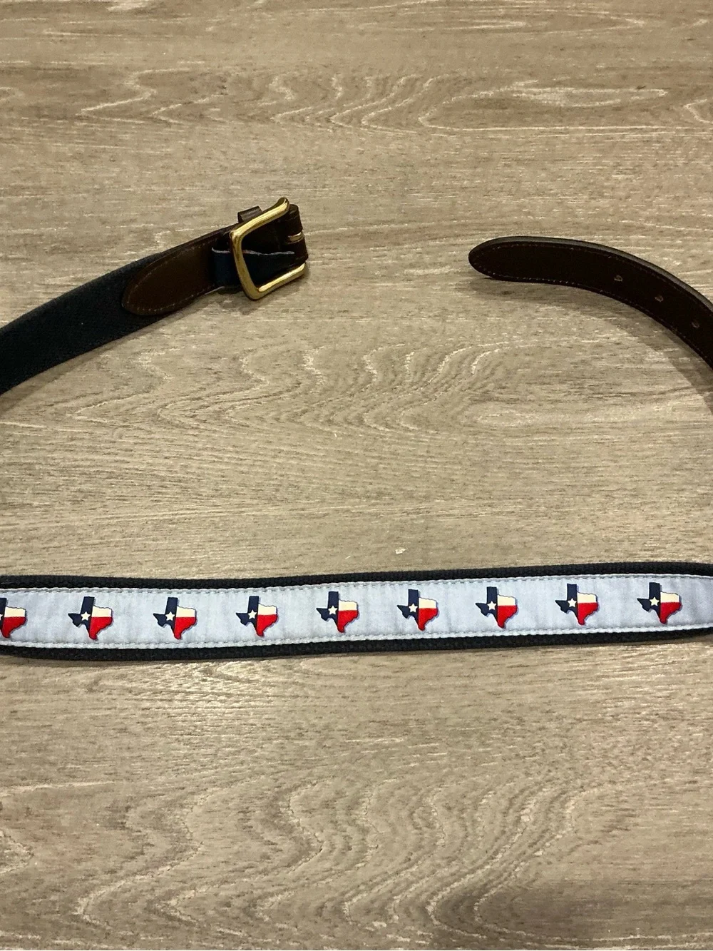 ♥️⚪️🔵TEXAS TX Vineyard Vines Belt Size 34 ♥️⚪️🔵